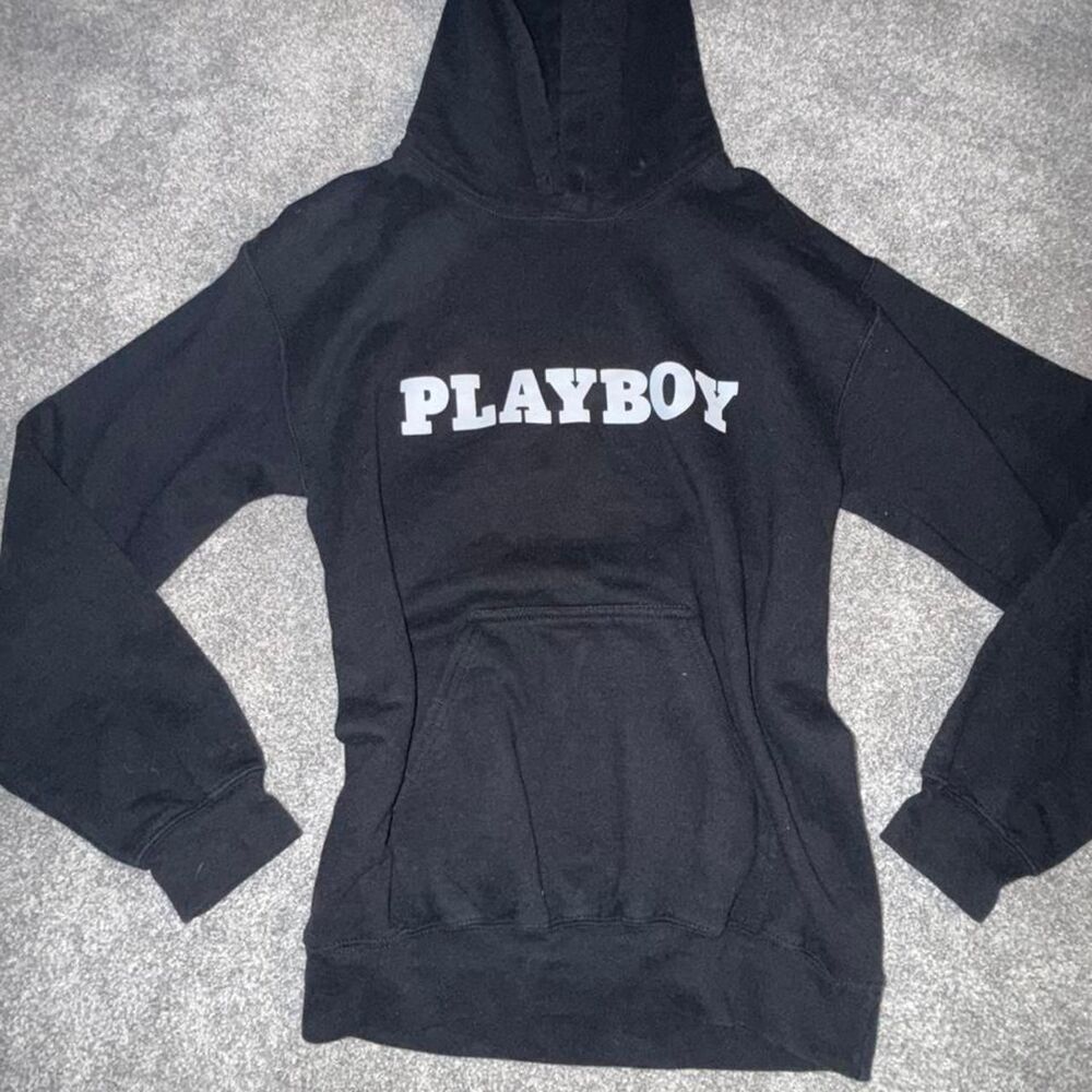 Playboy Men's Black Hoodie